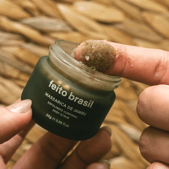 Esfoliante Corporal Feito Brasil Alegria de Ver o Peso Massarica de Jambu